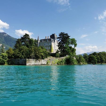La Baie Des Voiles ,Vue Lac D'Annecy ,Plage Privee デュアン エクステリア 写真