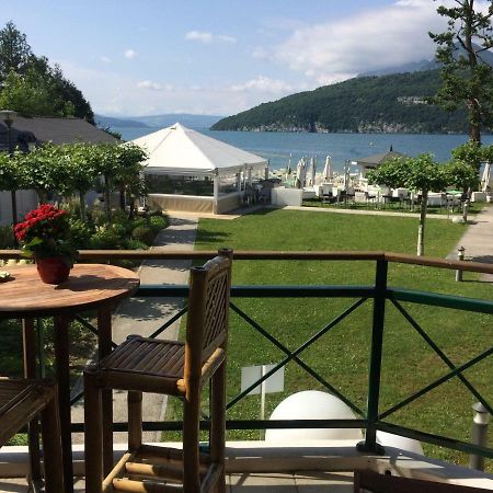 La Baie Des Voiles ,Vue Lac D'Annecy ,Plage Privee デュアン エクステリア 写真