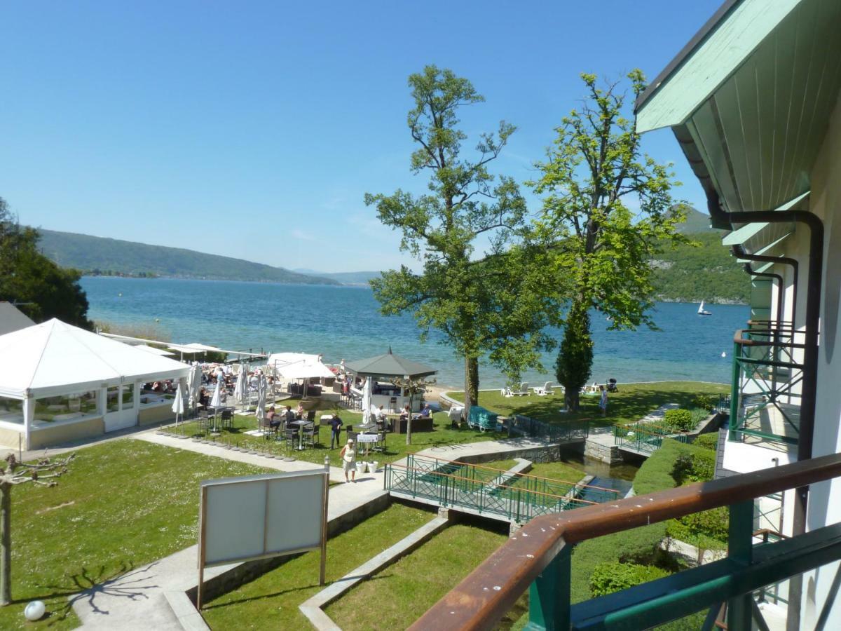 La Baie Des Voiles ,Vue Lac D'Annecy ,Plage Privee デュアン エクステリア 写真