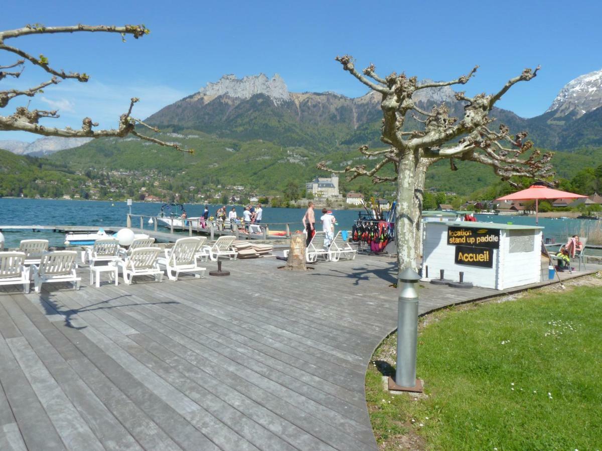 La Baie Des Voiles ,Vue Lac D'Annecy ,Plage Privee デュアン エクステリア 写真