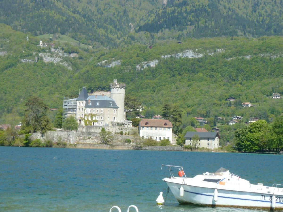 La Baie Des Voiles ,Vue Lac D'Annecy ,Plage Privee デュアン エクステリア 写真