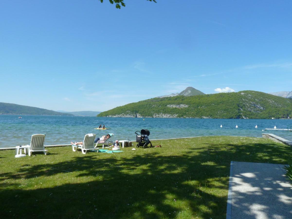 La Baie Des Voiles ,Vue Lac D'Annecy ,Plage Privee デュアン エクステリア 写真