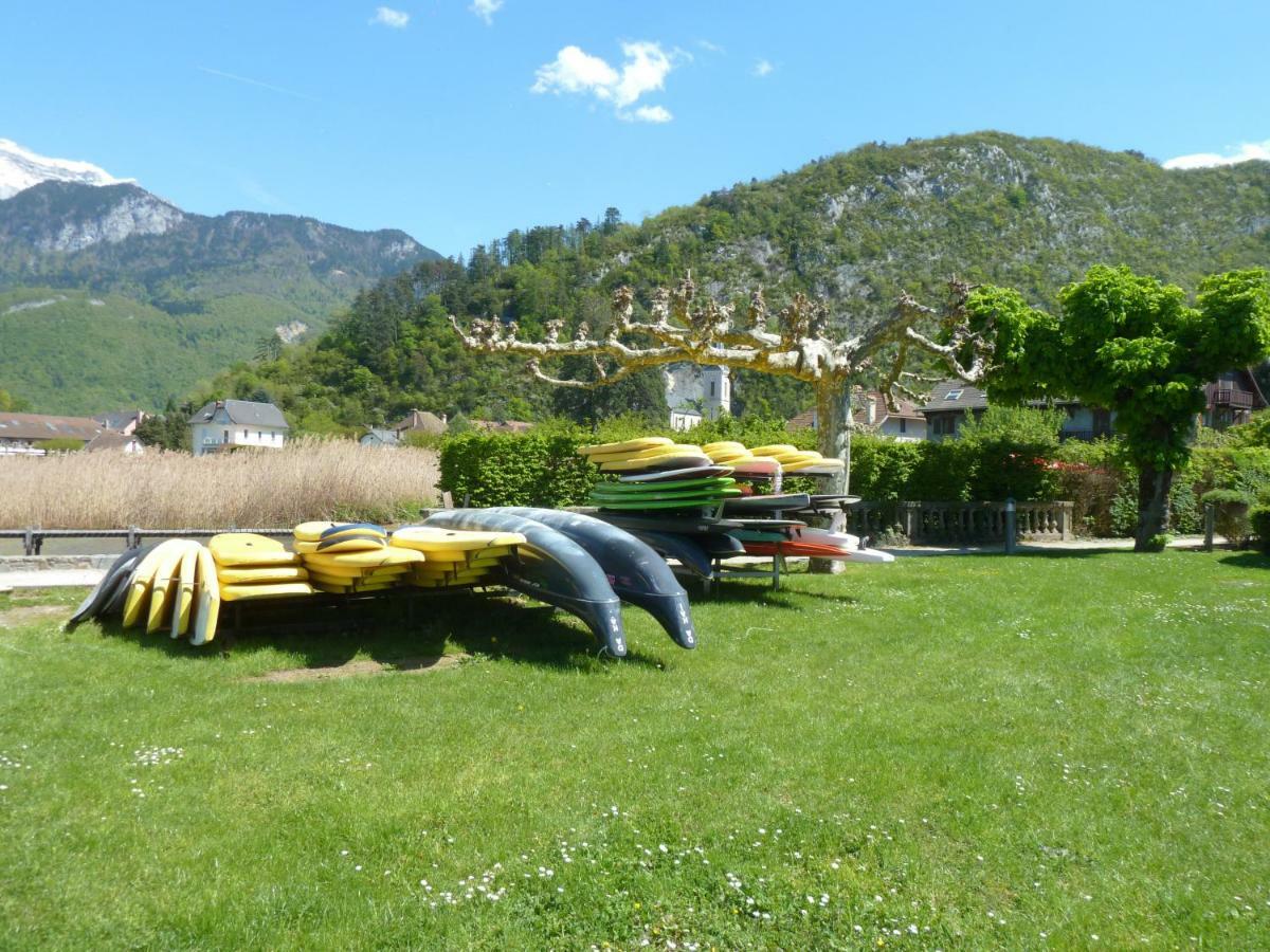 La Baie Des Voiles ,Vue Lac D'Annecy ,Plage Privee デュアン エクステリア 写真