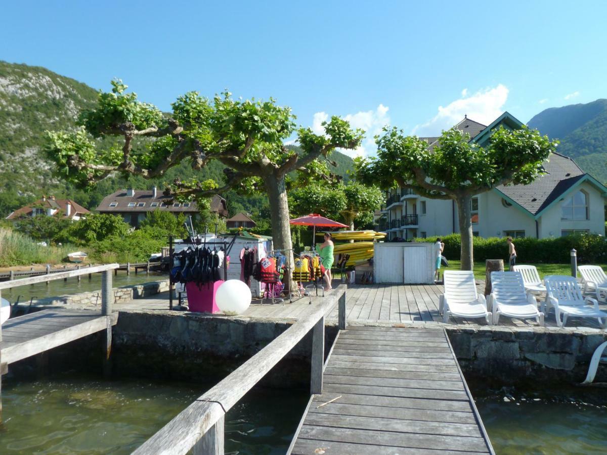 La Baie Des Voiles ,Vue Lac D'Annecy ,Plage Privee デュアン エクステリア 写真