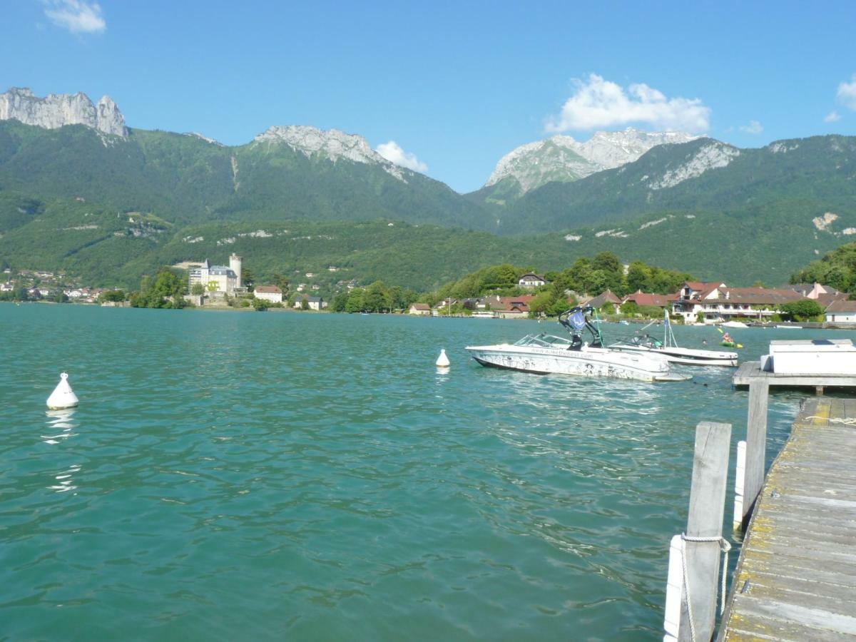 La Baie Des Voiles ,Vue Lac D'Annecy ,Plage Privee デュアン エクステリア 写真