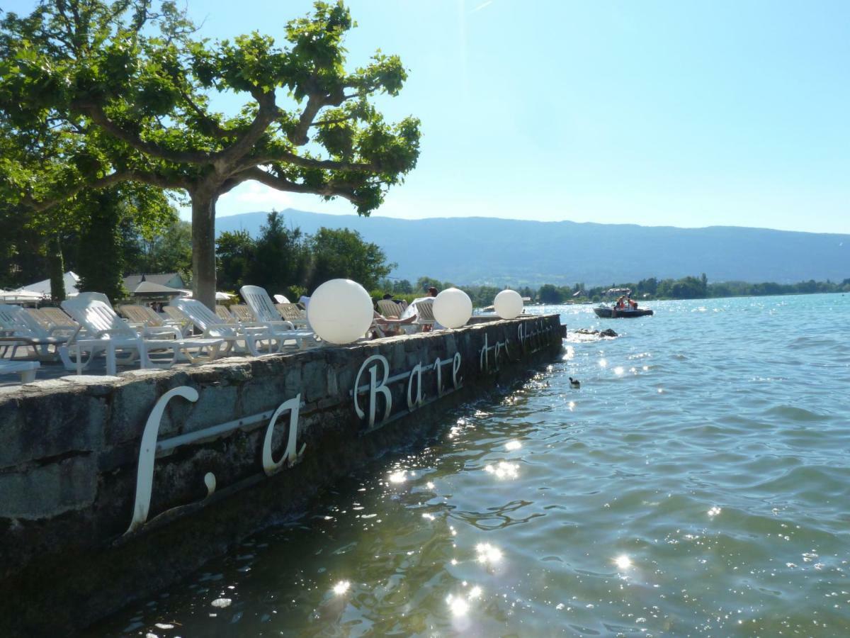 La Baie Des Voiles ,Vue Lac D'Annecy ,Plage Privee デュアン エクステリア 写真