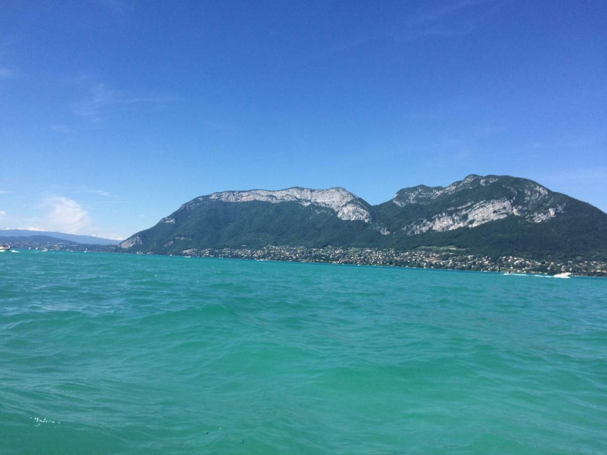 La Baie Des Voiles ,Vue Lac D'Annecy ,Plage Privee デュアン エクステリア 写真