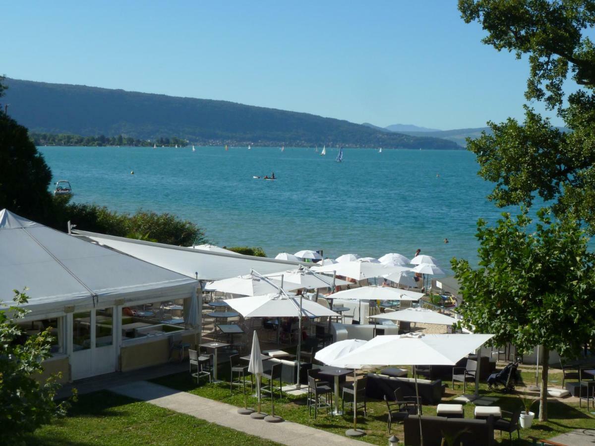 La Baie Des Voiles ,Vue Lac D'Annecy ,Plage Privee デュアン エクステリア 写真